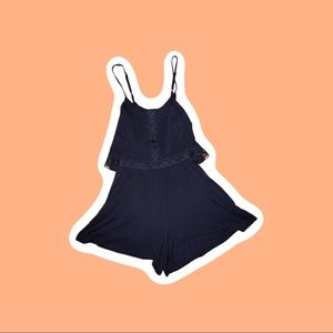 Topshop Women’s Black Summer Romper